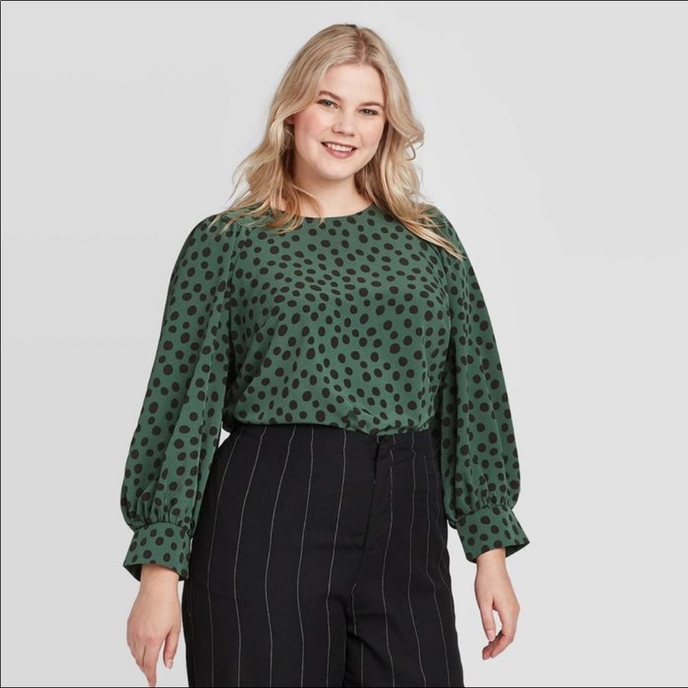 Who What Wear long sleeve balloon top